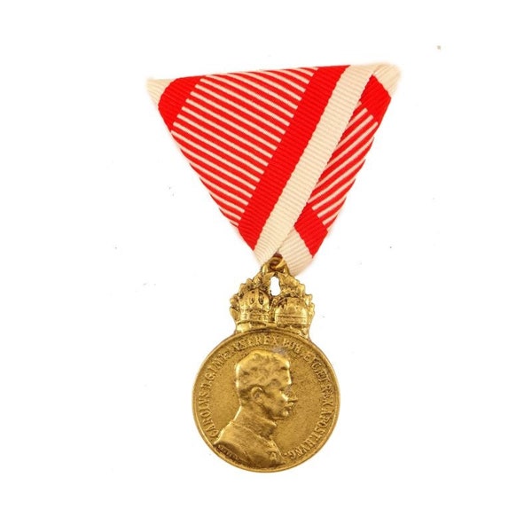 Medaille für Karl I. von Österreich