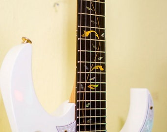 Adesivo Per Tastiera Chitarra Tree Of Life &ndash; Decorazione Intarsio, Fretboard Sticker PET 27,8x10cm
