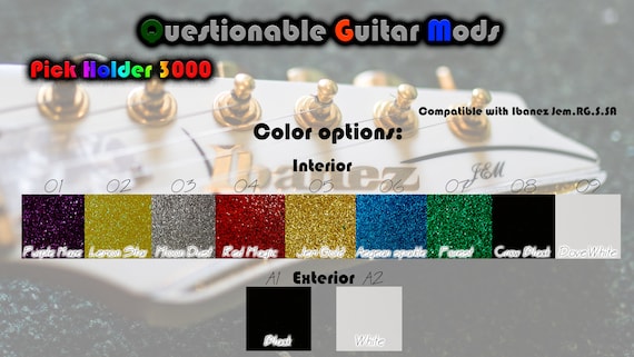 QGM アイバニーズ ヘッドストック ピックホルダー - Etsy 日本