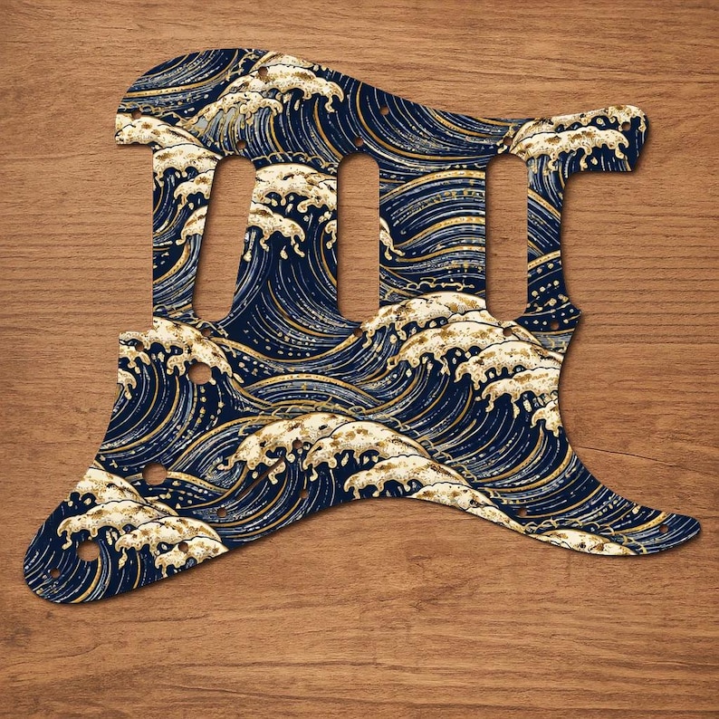 Golpeador de Stratocaster USA/México con gráficos impresos en UV 13