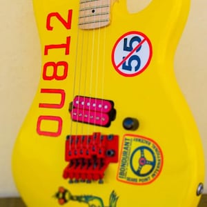 Sammy Hagar OU812 gitaarstickerset!