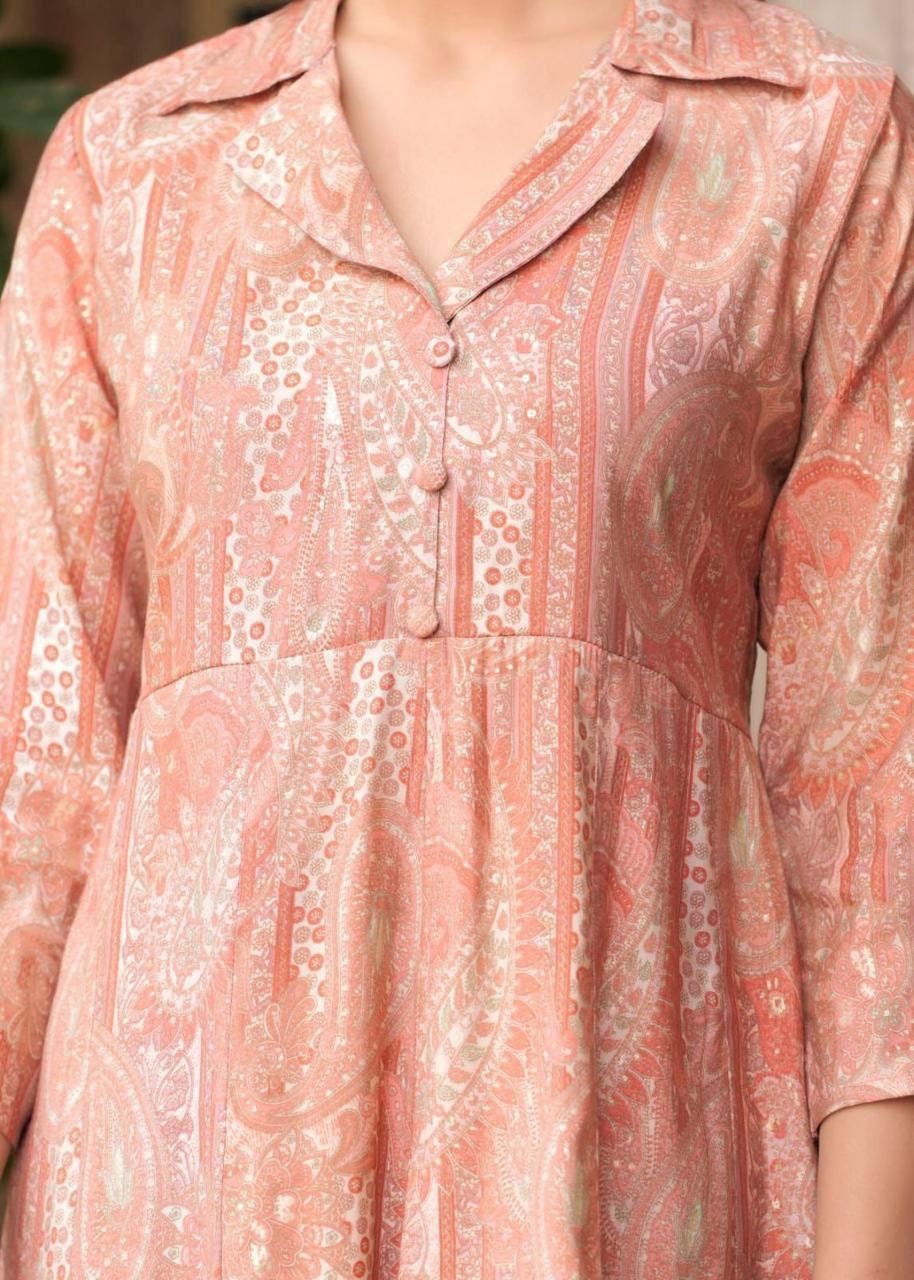 Pure Cotton Muslin Silk Kurti Pant