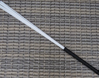 60 cm Acetal Birke - Geflochtener Ledergriff