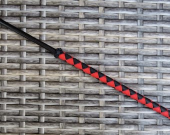 6 mm Schwarz/Rote Delrin Cane