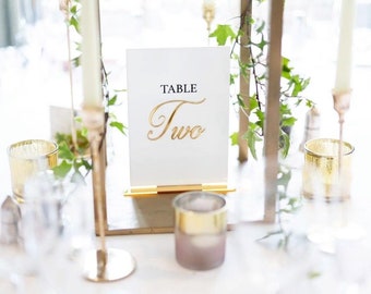 3D Acrylic Wedding Table Numbers, Personalised Table Numbers, Elegant Perspex Wedding Signs, Custom Reception Signage, Centrepiece Decor