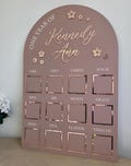 Custom First Birthday Photo Board, One Year of Photos Milestone Board, Personalised Baby Photo Board, Flower Theme Birthday Sign product logo