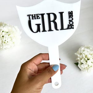 Custom 3D Acrylic Logo Lash and Brow Mirror, Acrylic Lash Tech Hand Photo Prop, Salon Decor, Eyelash Beauty, Personalised Lash Tech Sign
