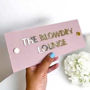Custom 3D Acrylic Treatment Room Sign for Door or Wall, Modern Salon Sign with Stand Offs, Business Signage, Business Door Plaque, Spa Room