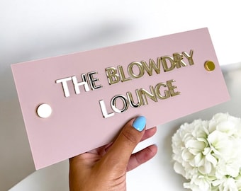 Custom 3D Acrylic Treatment Room Sign for Door or Wall, Modern Salon Sign with Stand Offs, Business Signage, Business Door Plaque, Spa Room