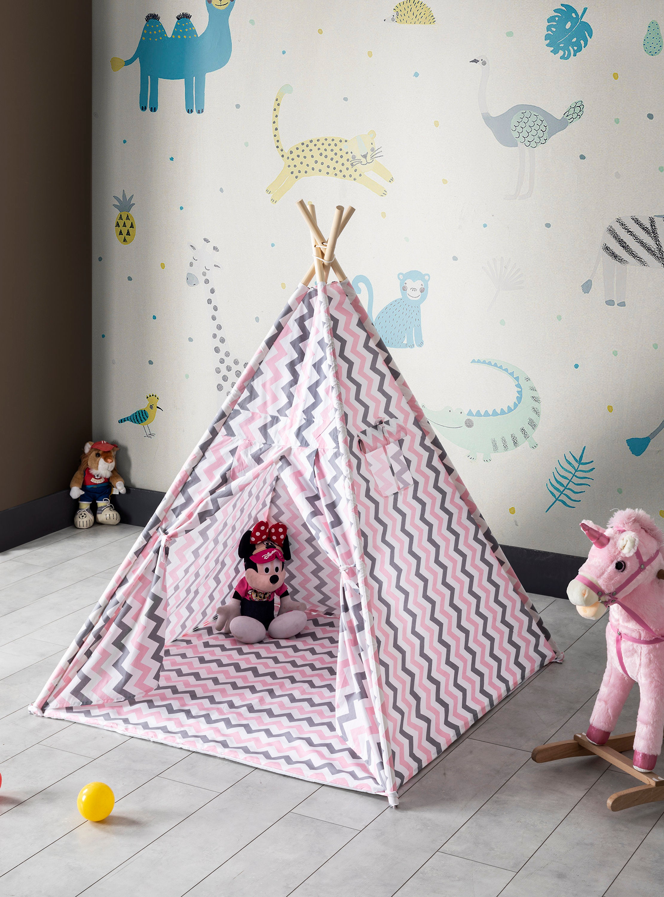 Playing Tent for Childs and Babies, Antibacterial Washable 100% Cotton ...