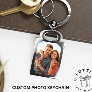 Boyfriend Keychains, Gift For Boyfriend, Anniversary Gift, Key Chain, Gift For Him, Photo, Photo gift, Personalized, Custom Picture Mom Gift