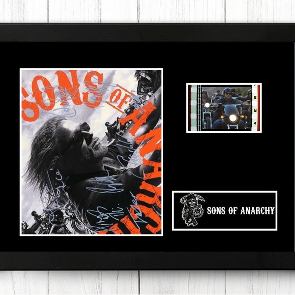 Sons of Anarchy Original  Film Cell Display Signed Charlie Hunnam  Fathers Day  Gift S2 Jex Teller Stunning Fathers Day Gift