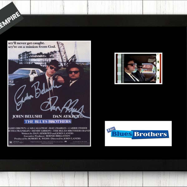 The Blues Brothers Original Film Cell Display Cast Signiert Beeindruckendes Vatertagsgeschenk