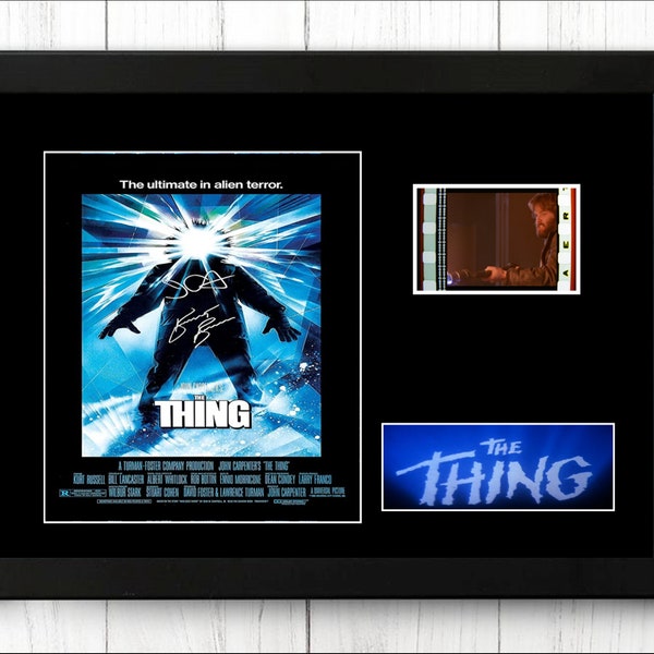 The Thing Original Film Cell Display signiert Vatertagsgeschenk