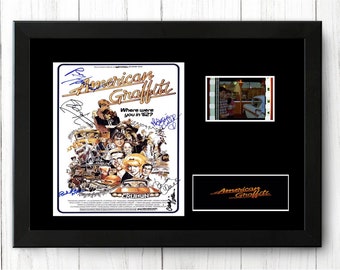 American Graffiti Original  Film Cell Display Signed Fathers Day  Gift Stunning Fathers Day Gift