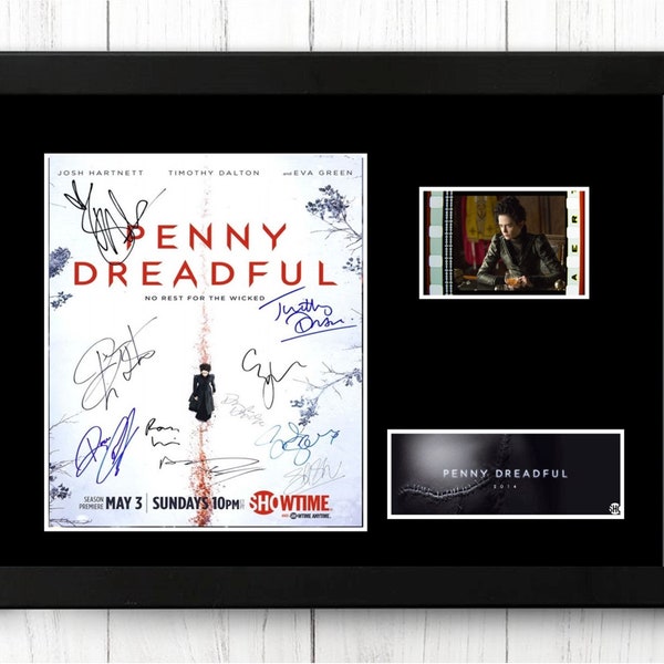 Penny Dreadful Original Film Cell Display Signiert Vatertagsgeschenk Beeindruckendes Vatertagsgeschenk