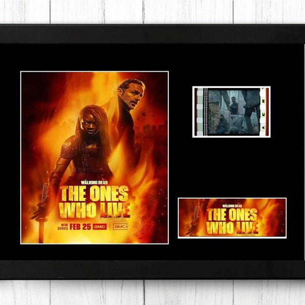 The Walking Dead The Ones Who Live Original Film Cell Display Stunning  Gift