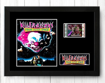 Killer Klowns from Outer Space Original  Film Cell Display  Fathers Day  Gift Stunning Fathers Day Gift