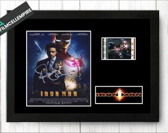 Iron Man Original Film Cell Display  Cast Signed Stunning Fathers Day Gift