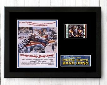 Chitty Chitty Bang Bang Original  Film Cell Display Signed Fathers Day  Gift Stunning Fathers Day Gift