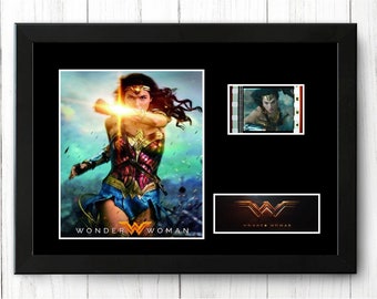 Wonder Woman Original  Film Cell Display Gal Gadot Fathers Day  Gift Stunning Fathers Day Gift