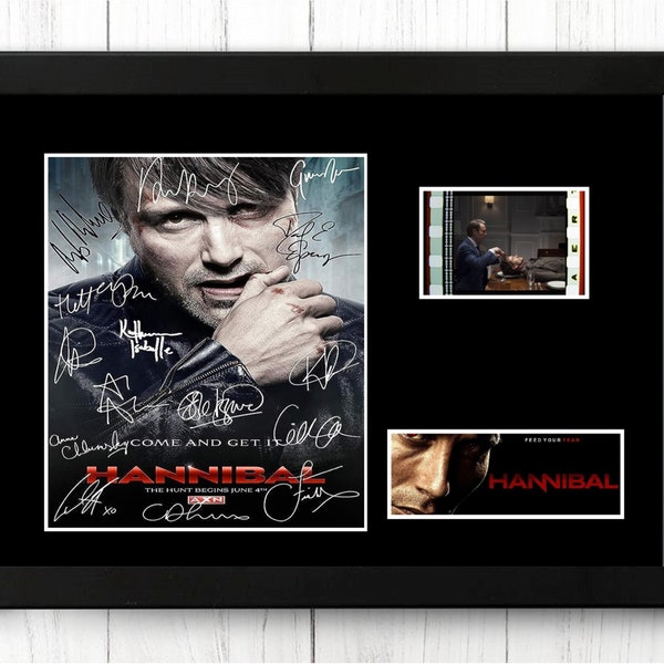 Hannibal Original  Film Cell Display Signed Fathers Day  Gift Stunning Fathers Day Gift