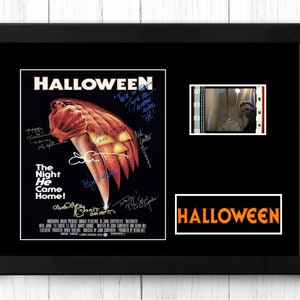 Halloween Original  Film Cell Display Signed Fathers Day  Gift Stunning Fathers Day Gift