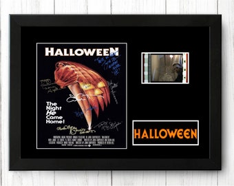 Halloween Original  Film Cell Display Signed Fathers Day  Gift Stunning Fathers Day Gift