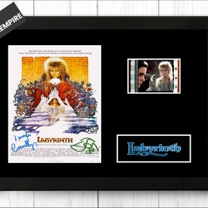 Labyrinth Original Film Cell Display  Cast Signed Stunning Fathers Day Gift