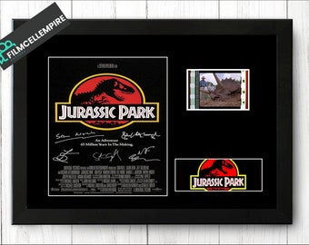 Jurassic Park Original Film Cell Display Signed  Stunning Fathers Day Gift