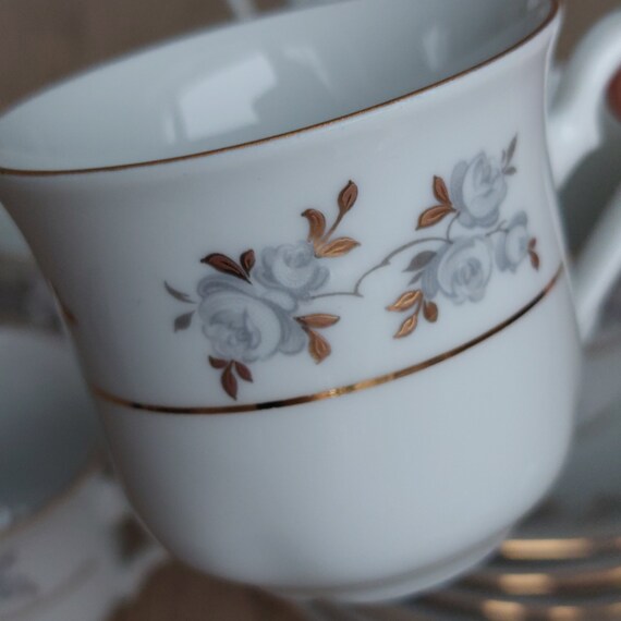 Porcelaine Fine De Boheme Carlsbad Czechoslovakia Mocha Service 6