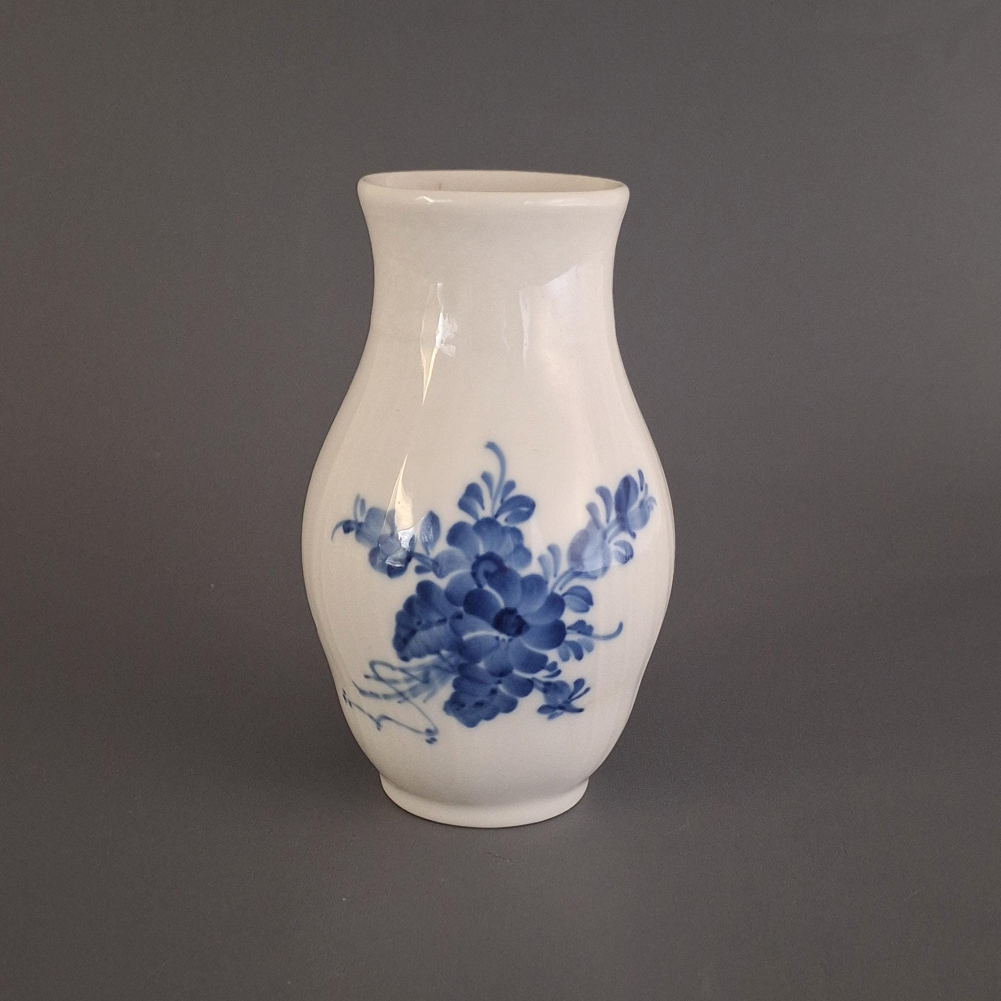 ロイヤルコペンハーゲン 花瓶 10/180 XS、ブルーフローラル磁器