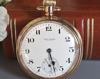 Antique 1924 Waltham P.S. Bartlett Pocket Watch