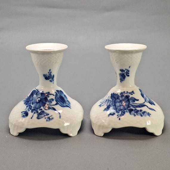 ブルーフラワー カーブ キャンドルスタンド ロイヤルコペンハーゲン