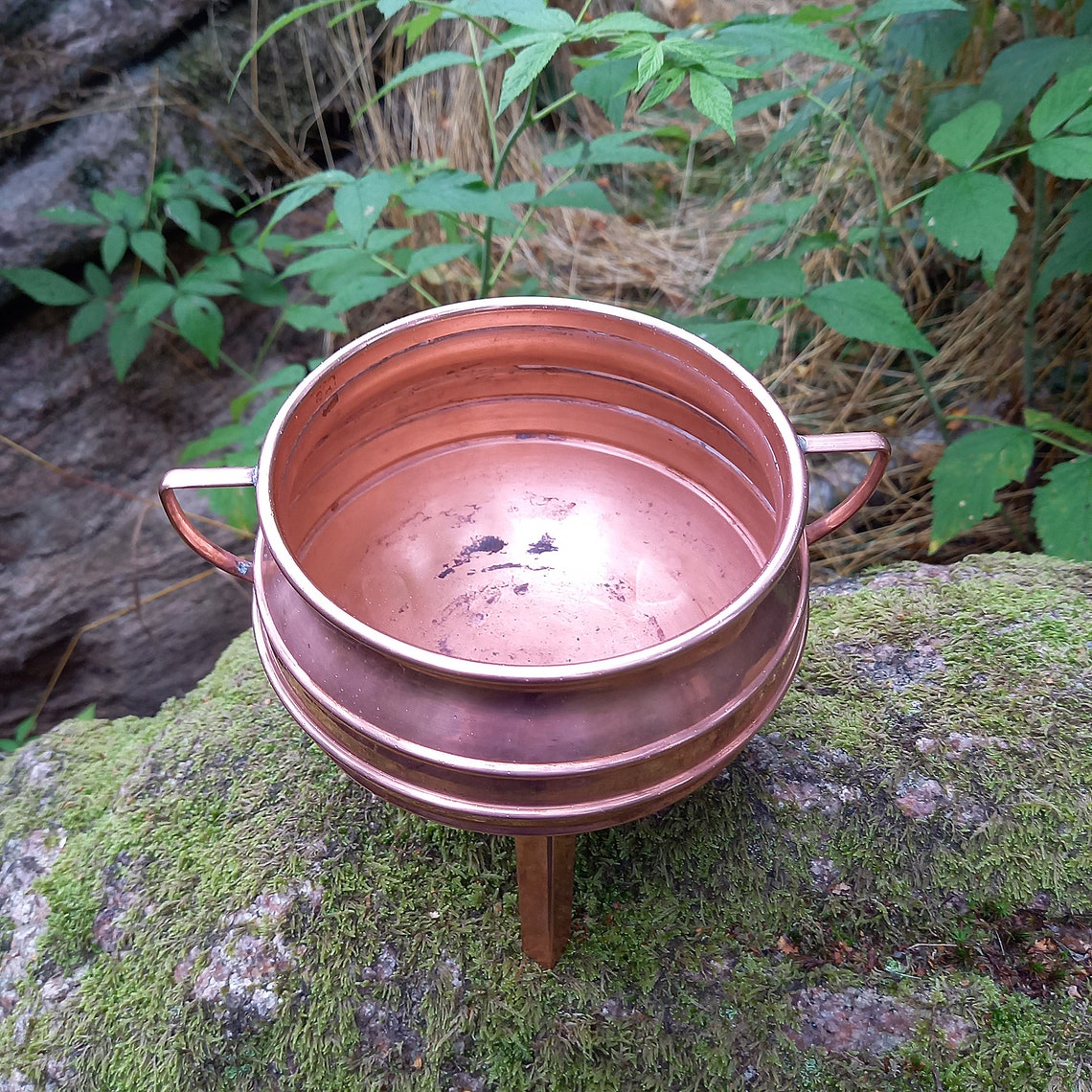 Vintage Copper Pot Creamer Copper Metal Cooking Pot Swedish Etsy