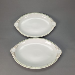 Antique Rosenthal Cronach Porcelain Two Plates, Late 19th-Early 20th Century, Elegant Gold Trim,Ideal for Collectors and Easter Enthusiasts