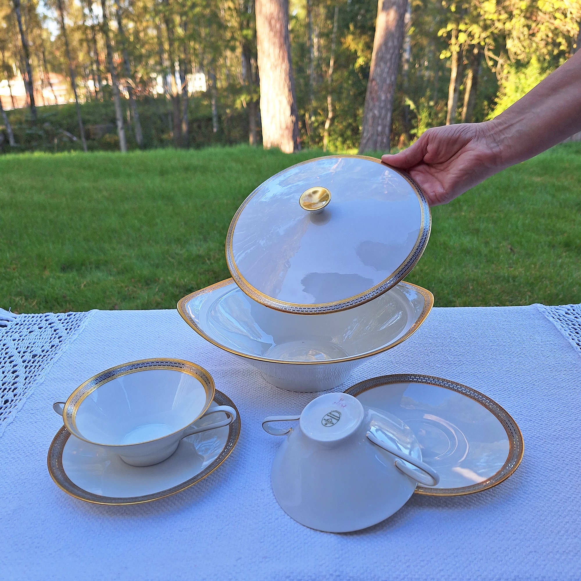 Vintage Hutschenreuther Hohenberg 1814 Germany Set of