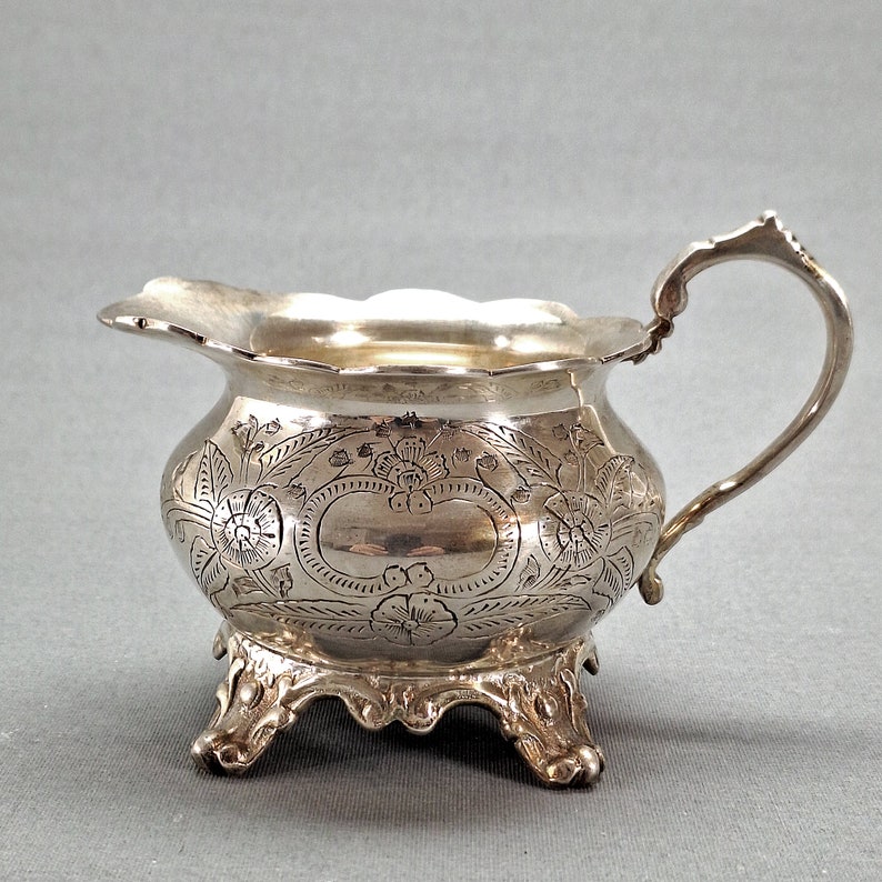 Vintage Silver Plated Stamp EPNS Tea Set Teapot, Milk Jug, Sugar Bowl