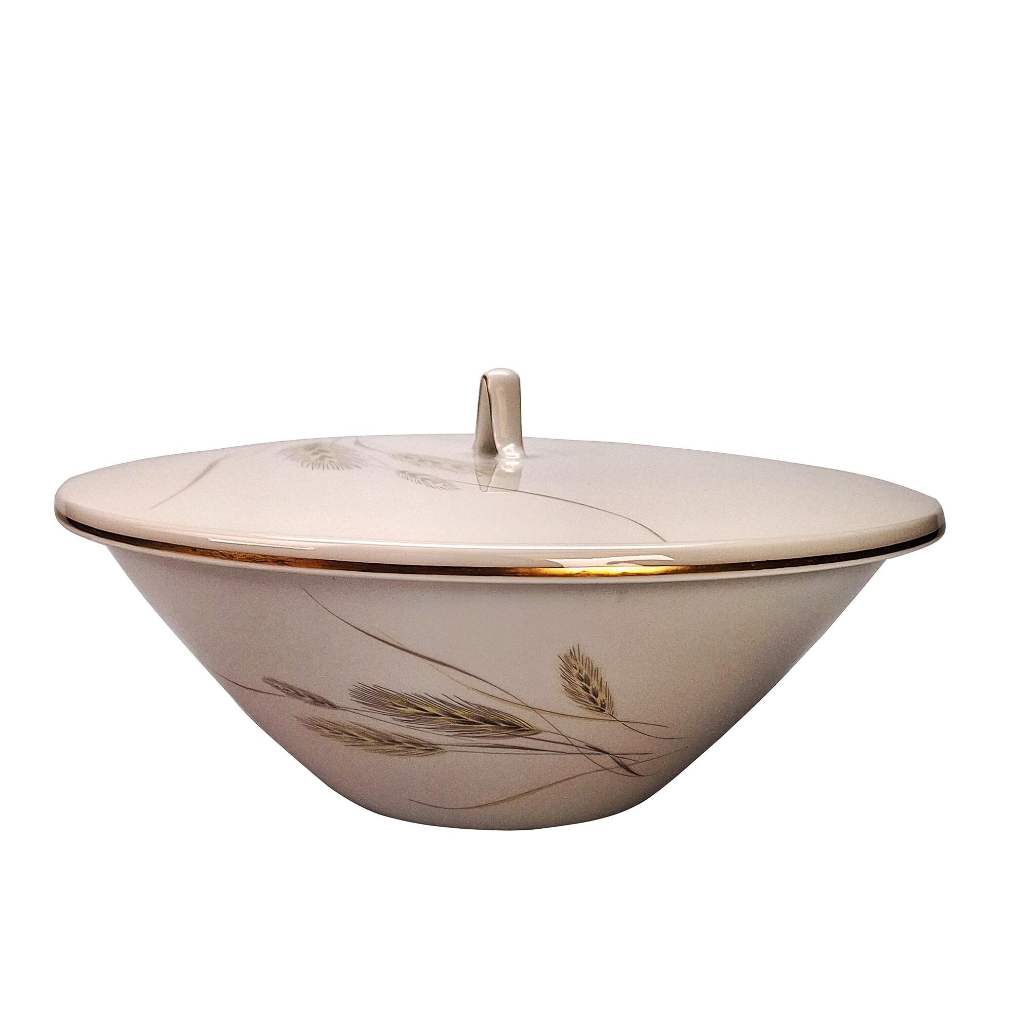 Rosenthal Regina Wheat Covered Serving Bowl, 1960s German