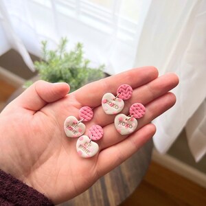 Valentine’s Day heart candy earrings | Made to Order