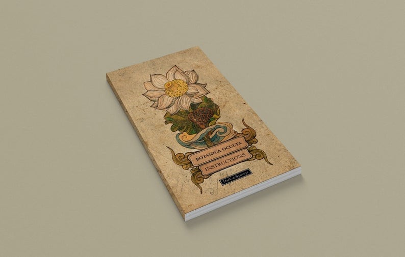 Botanica Okulta Tarot Karten Deck Tarot mit Anleitung Buch 78 Karten Deck Antike Blumen Illustration Seltene Botanische Vintage Kunst Bild 6