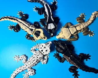 Gecko crestado articulado: ¡disponible en diferentes variantes de color!