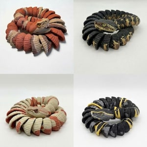 Articulated Cottonmouth/Copperhead Snake