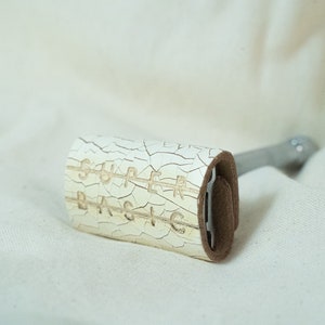 Shaver Protective Cover, Razor Leather Case, Shaving Protection, Leather Accessories, Recycled Leather SUPER BASIC