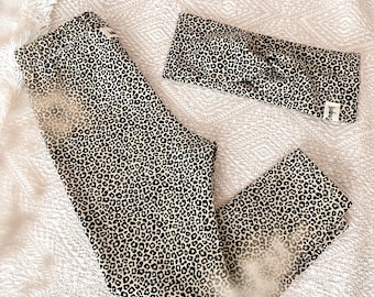 Leo Leggings Hose für Baby und Kinder, passend zum Haarband