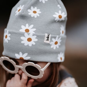 Kinder Mütze für den Frühling, Beanie personalisierbar mit Loop, Hipster Beanie Erwachsene Bild 5