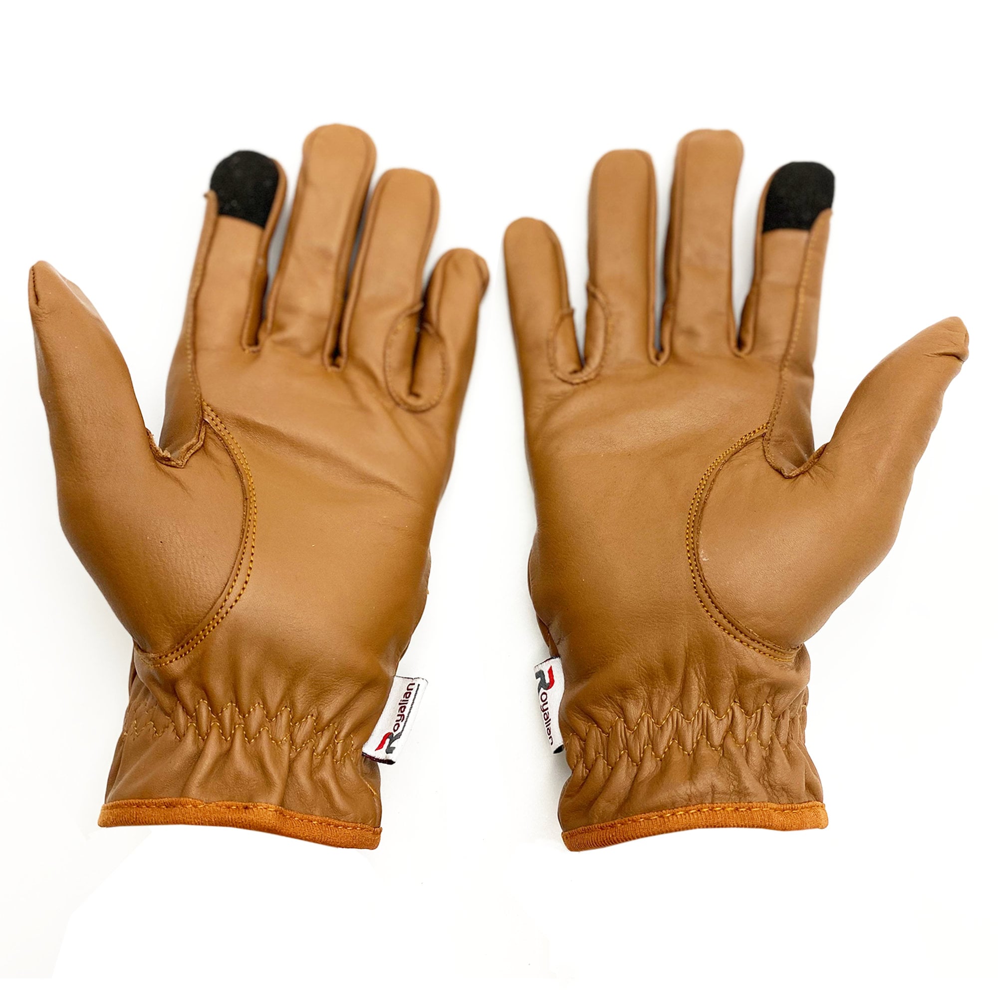 Royalians Men Horse Riding Pure Leather Gloves - Equestrian Warm Non ...