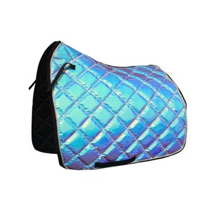 Royalian Equestrian Horse Riding Non-Slip Rexine Dressage and Jumper Saddle Pad Bareback Riding tapis de selles For All Purposes (Full)