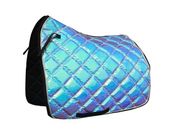 Royalian Equestrian Horse Riding Non-Slip Rexine Dressage and Jumper Saddle Pad Bareback Riding tapis de selles For All Purposes (Full)