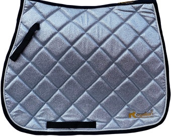 Royalian Horse Non-Slip Dressage Glitter Saddle Pad Equestrian Bareback Horse Full pad